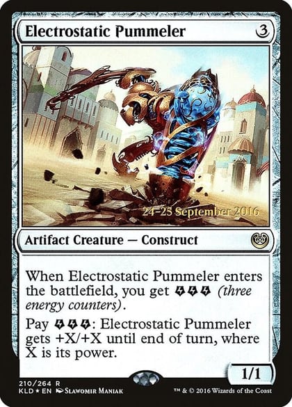 Electrostatic Pummeler, Prerelease Cards 210