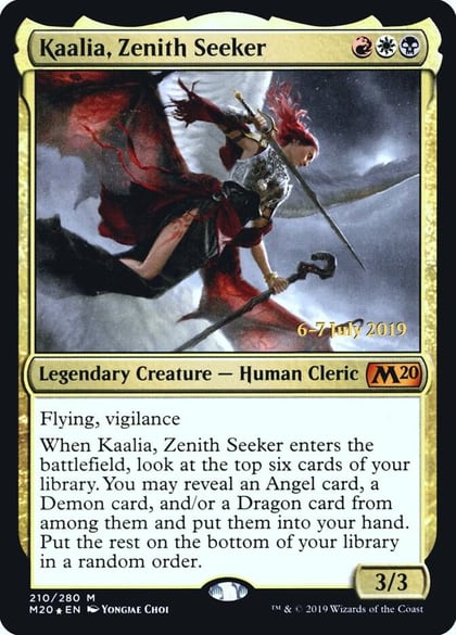 Kaalia, Zenith Seeker, Prerelease Cards 210