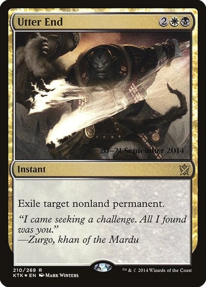Utter End, Prerelease Cards 210