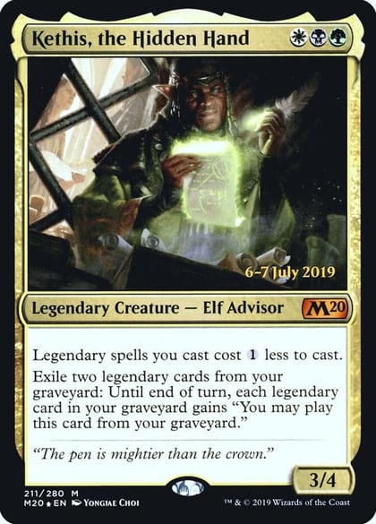 Kethis, the Hidden Hand, Prerelease Cards 211