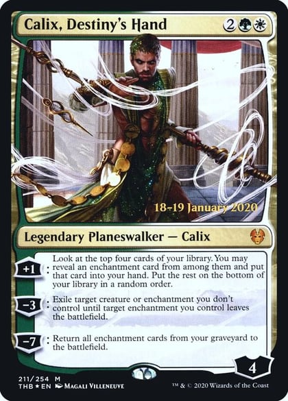 Calix, Destiny's Hand, Prerelease Cards 211