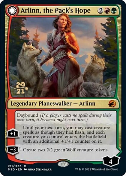 Arlinn, the Pack's Hope, Prerelease Cards 211