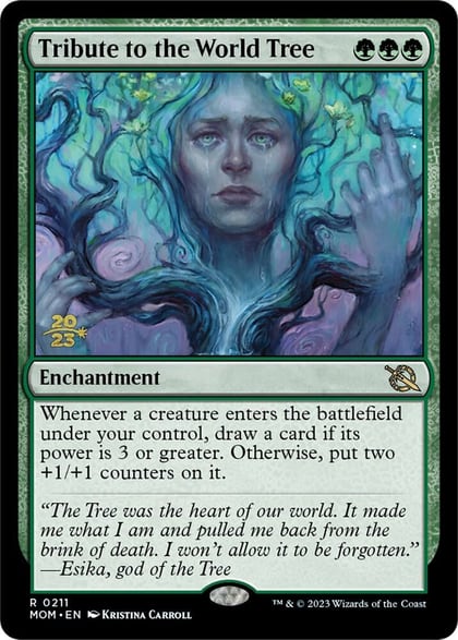 Tribute to the World Tree, Prerelease Cards 211