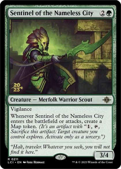 Sentinel of the Nameless City, Prerelease Cards 211