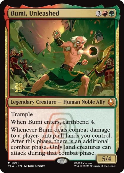 Bumi, Unleashed, Prerelease Cards 211