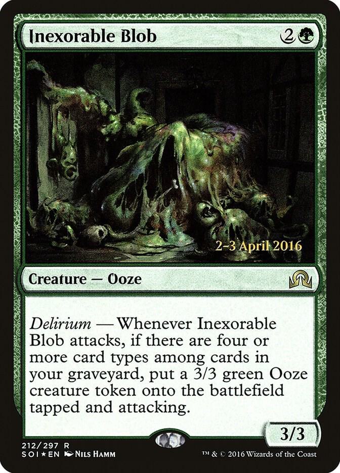 Inexorable Blob, Prerelease Cards 212