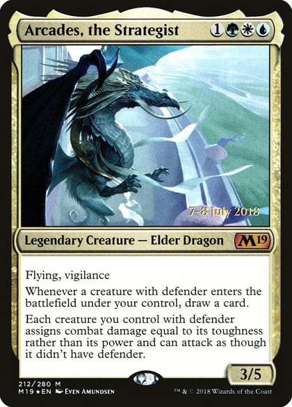 Arcades, the Strategist, Prerelease Cards 212