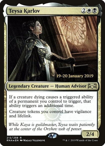 Teysa Karlov, Prerelease Cards 212