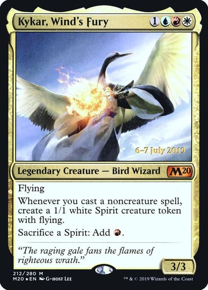 Kykar, Wind's Fury, Prerelease Cards 212