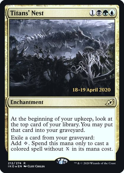Titans' Nest, Prerelease Cards 212