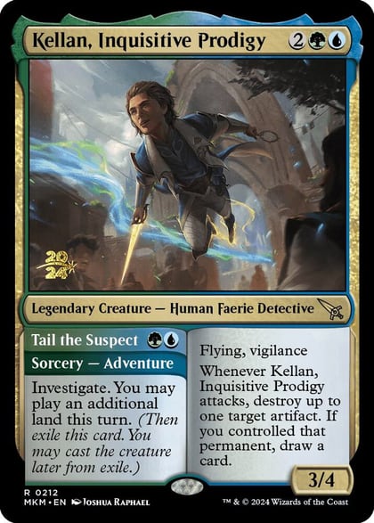 Kellan, Inquisitive Prodigy, Prerelease Cards 212
