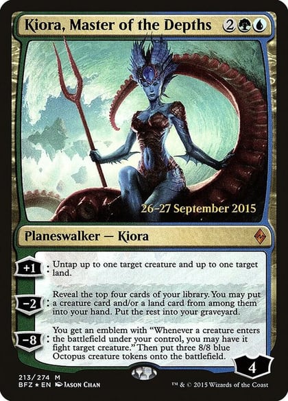 Kiora, Master of the Depths, Prerelease Cards 213