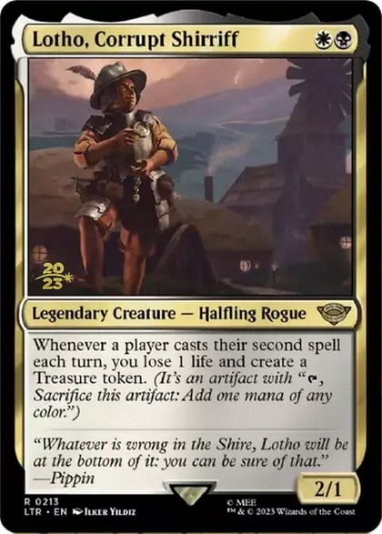 Lotho, Corrupt Shirriff, Prerelease Cards 213