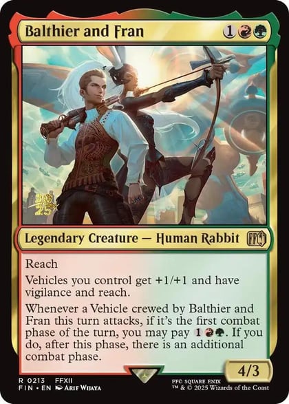 Balthier and Fran, Prerelease Cards 213