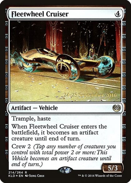 Fleetwheel Cruiser, Prerelease Cards 214