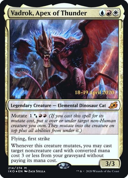 Vadrok, Apex of Thunder, Prerelease Cards 214
