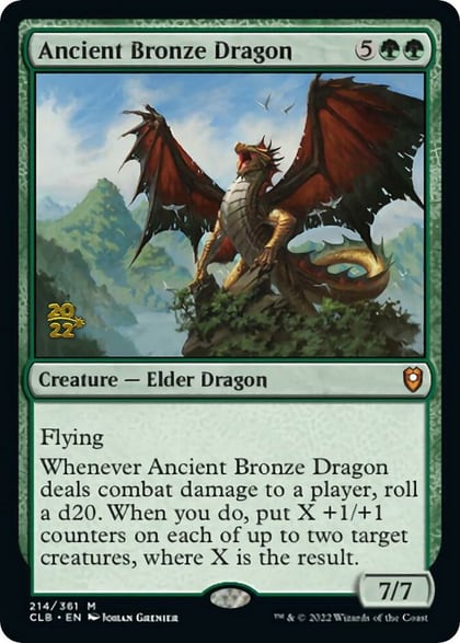 Ancient Bronze Dragon, Prerelease Cards 214