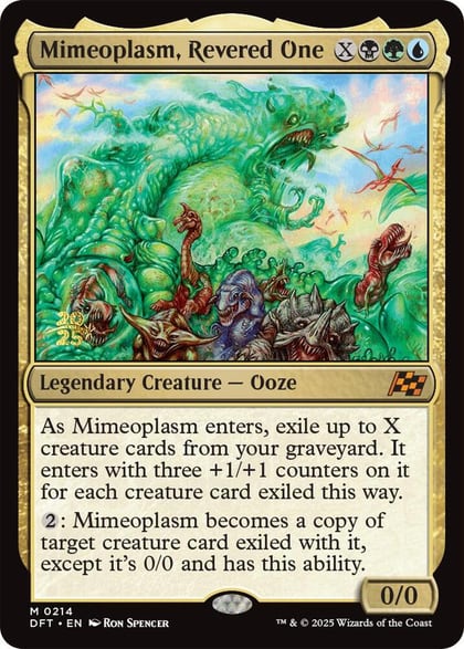 Mimeoplasm, Revered One, Prerelease Cards 214