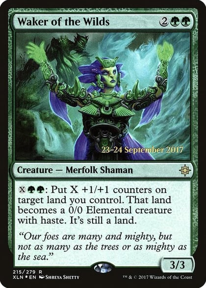 Waker of the Wilds, Prerelease Cards 215