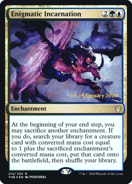 Enigmatic Incarnation, Prerelease Cards 215