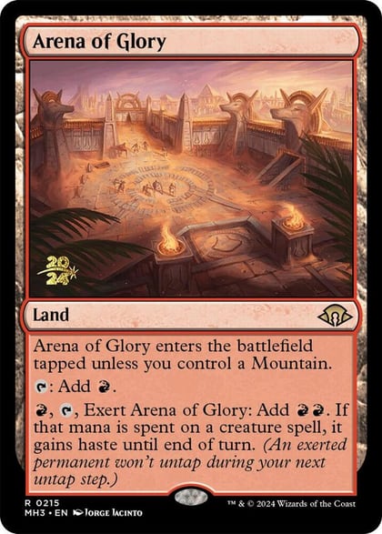 Arena of Glory, Prerelease Cards 215