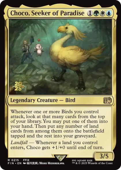 Choco, Seeker of Paradise, Prerelease Cards 215