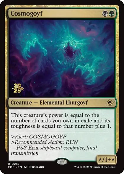 Cosmogoyf, Prerelease Cards 215