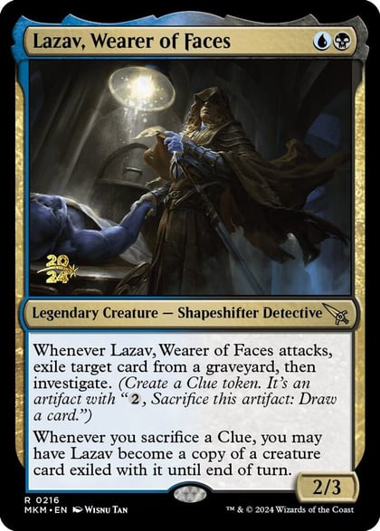 Lazav, Wearer of Faces, Prerelease Cards 216