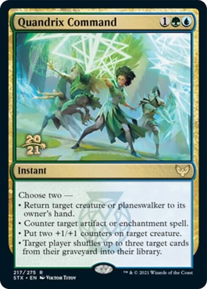 Quandrix Command, Prerelease Cards 217