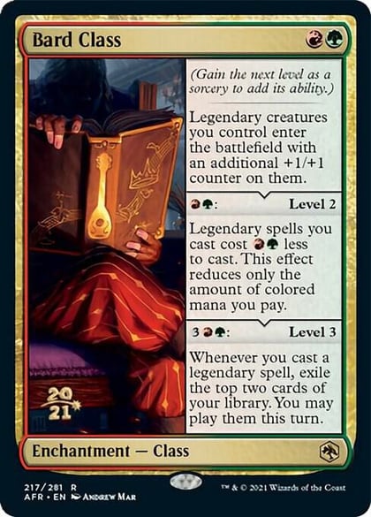 Bard Class, Prerelease Cards 217