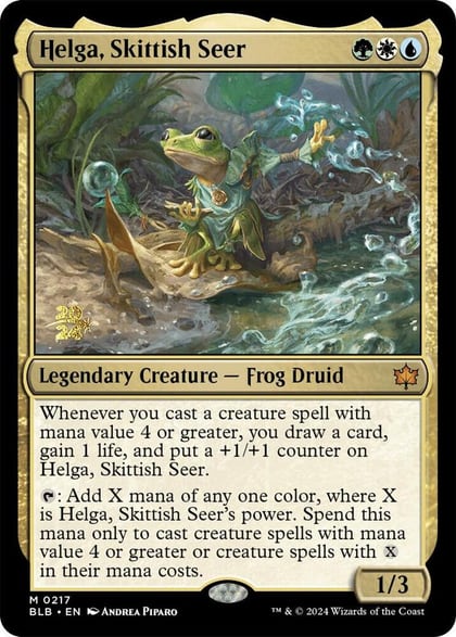 Helga, Skittish Seer, Prerelease Cards 217