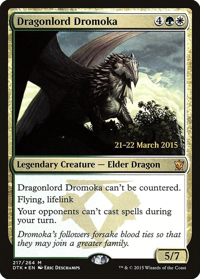 Dragonlord Dromoka, Prerelease Cards 217