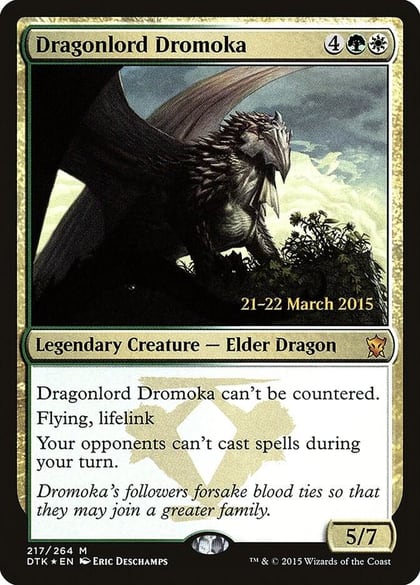 Dragonlord Dromoka, Prerelease Cards 217