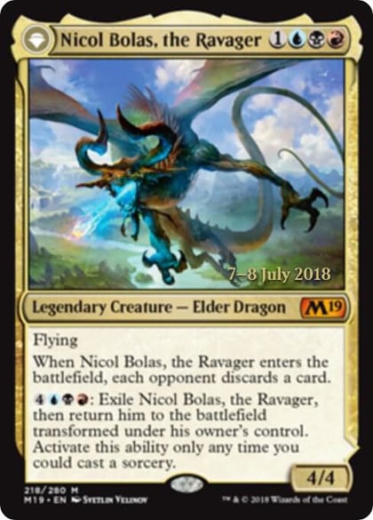 Nicol Bolas, the Ravager, Prerelease Cards 218