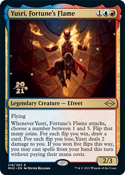 Yusri, Fortune's Flame, Prerelease Cards 218