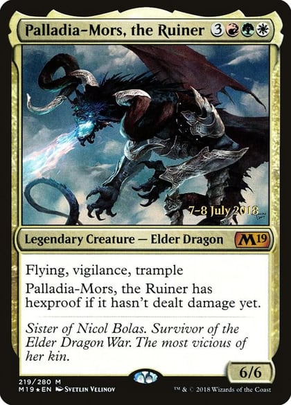 Palladia-Mors, the Ruiner, Prerelease Cards 219
