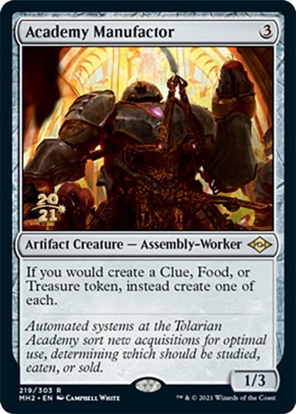 Academy Manufactor, Prerelease Cards 219