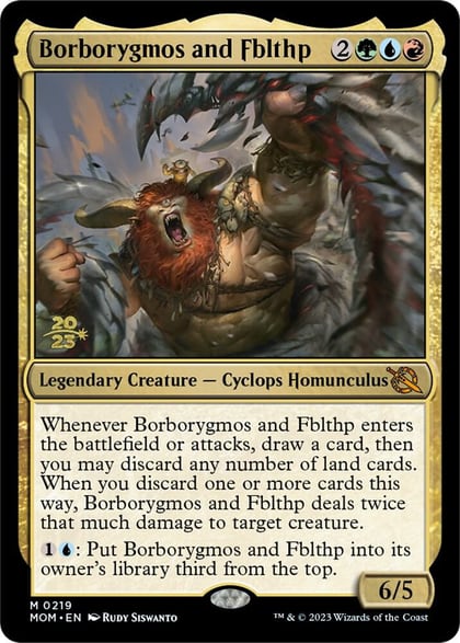 Borborygmos and Fblthp, Prerelease Cards 219
