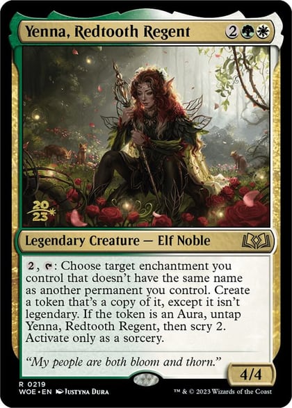 Yenna, Redtooth Regent, Prerelease Cards 219
