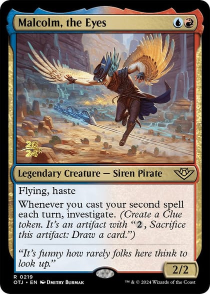 Malcolm, the Eyes, Prerelease Cards 219
