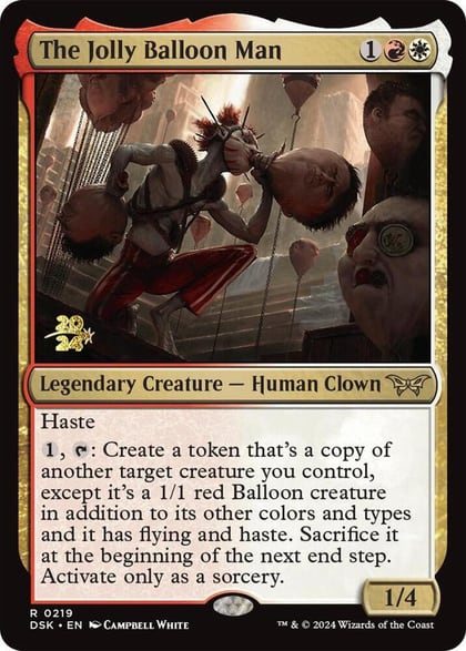 The Jolly Balloon Man, Prerelease Cards 219