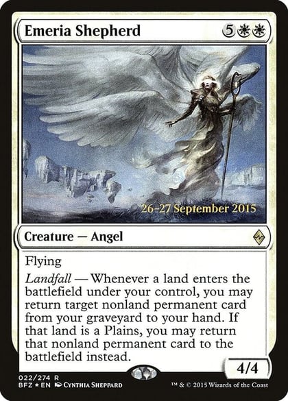 Emeria Shepherd, Prerelease Cards 22