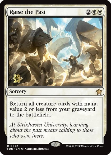 Raise the Past, Prerelease Cards 22