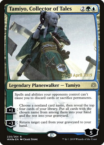 Tamiyo, Collector of Tales, Prerelease Cards 220