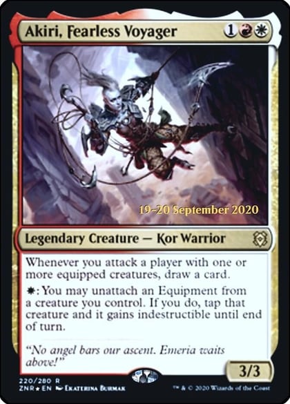 Akiri, Fearless Voyager, Prerelease Cards 220