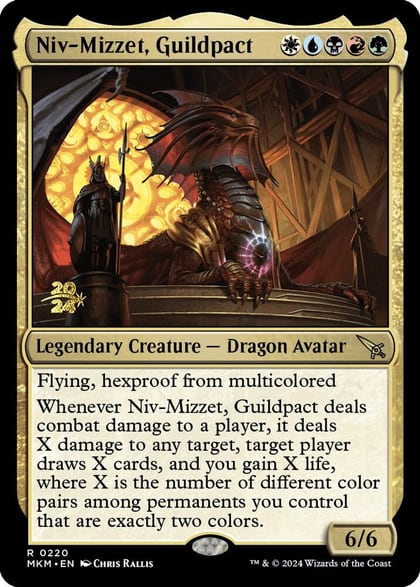 Niv-Mizzet, Guildpact, Prerelease Cards 220
