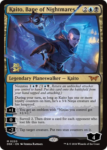 Kaito, Bane of Nightmares, Prerelease Cards 220