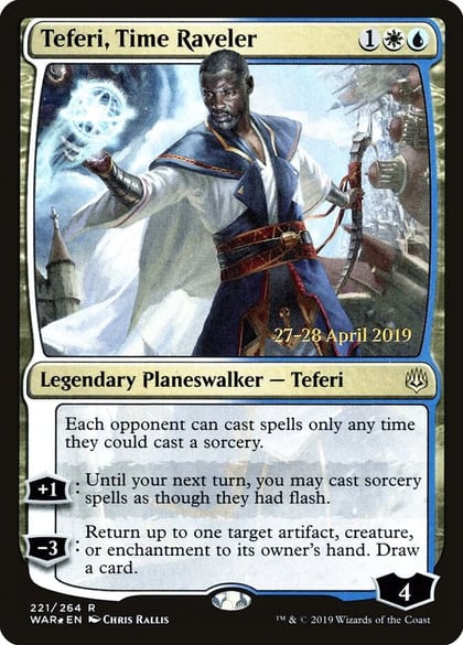 Teferi, Time Raveler, Prerelease Cards 221