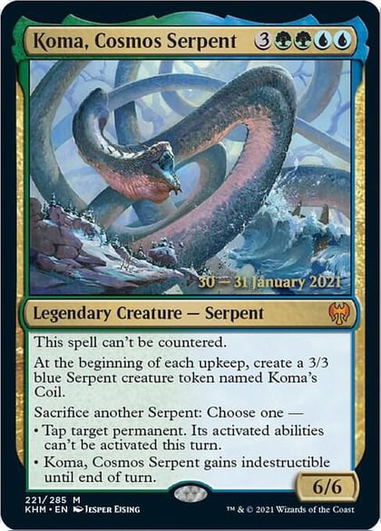 Koma, Cosmos Serpent, Prerelease Cards 221