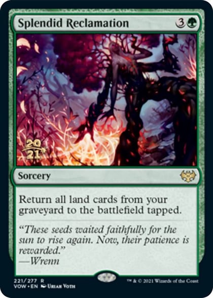Splendid Reclamation (VOW), Prerelease Cards 221